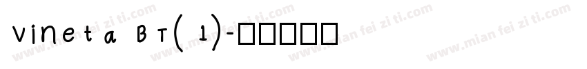 Vineta BT(1)字体转换